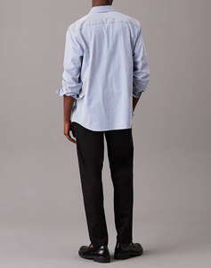 CALVIN KLEIN SATEEN STRETCH TAPERED PLEAT