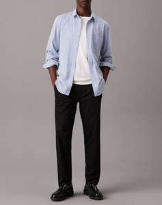 CALVIN KLEIN SATEEN STRETCH TAPERED PLEAT