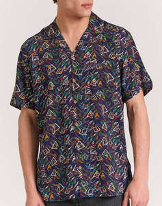 FUNKY BUDDHA Camasa de barbati cu Maneca Scurta