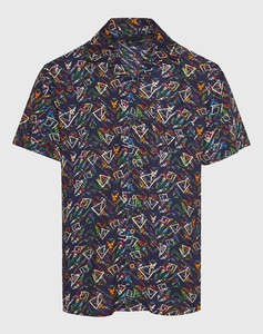 FUNKY BUDDHA Camasa de barbati cu Maneca Scurta