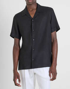 ANTONY MORATO MMSS00189FA400099 MIN OF 6 SHIRT HONOLULU RELAXED STRAIGHT FIT IN SOFT TOUCH VISCOSE LINEN BLEND FABRIC BLUZA DE BARBATI