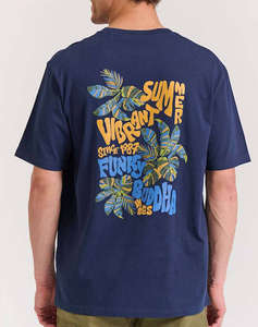 FUNKY BUDDHA Bluza de barbati Maneca Scurta Cu Imprimeu