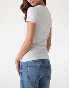 GUESS CN SS LOGO LACE TEE BLUZA DE DAMA