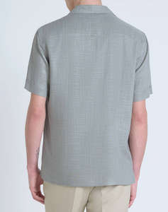 ANTONY MORATO MMSS00189FA400099 MIN OF 6 SHIRT HONOLULU RELAXED STRAIGHT FIT IN SOFT TOUCH VISCOSE LINEN BLEND FABRIC BLUZA DE BARBATI