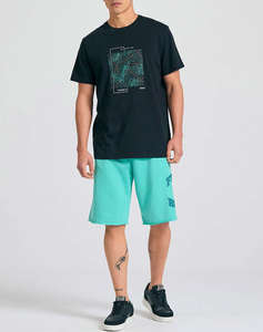 FUNKY BUDDHA Bluza de barbati Maneca Scurta Cu Imprimeu