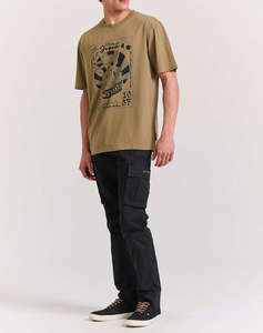 FUNKY BUDDHA Bluza de barbati Maneca Scurta Cu Imprimeu