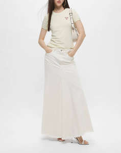 GUESS PANELED MAXI SKIRT FUSTA DE DAMA