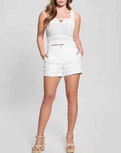 GUESS SL REYA GAUZE TOP BLUZA DE DAMA