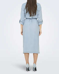 ONLY ONLCHARIS LIFE LS BEL SHIRT DRESS CC WVN