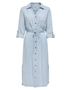 ONLY ONLCHARIS LIFE LS BEL SHIRT DRESS CC WVN