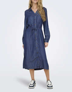 ONLY ONLCHARIS LIFE LS BEL SHIRT DRESS CC WVN