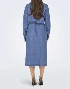 ONLY ONLCHARIS LIFE LS BEL SHIRT DRESS CC WVN