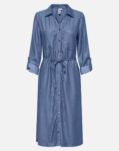 ONLY ONLCHARIS LIFE LS BEL SHIRT DRESS CC WVN