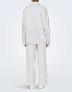 ONLY ONLCARO L/S LINEN BL EMB SHIRT CC PNT