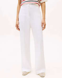 TOMMY HILFIGER ESS LINEN TAILORED STRAIGHT PANT