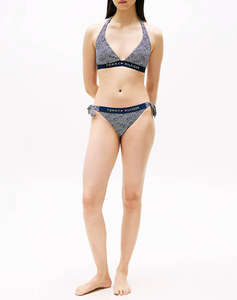 TOMMY HILFIGER CHEEKY SIDE TIE BIKINI PRINT