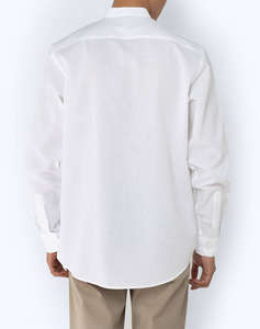 THE BOSTONIANS CAMASA BUMBAC ΛΙΝΟ CUSTOM FIT Plain COTTONLINEN Mao CustomFit