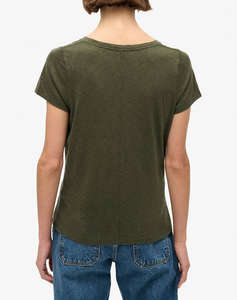 SUPERDRY D1 STUD SCOOP NECK TEE BLUZA DE DAMA