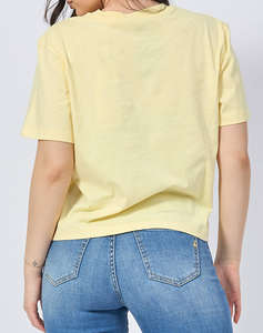 GUESS JEANS GJ SS CN BOXY EMBRO LOGO TEE BLUZA DE DAMA