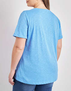 PARABITA Basic bluza de bumbac cu maneca scurta cu rever