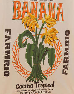 FARM RIO BANANA COCINA OFF-WHITE RELAXED T-SHIRT