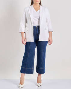 PARABITA Blazer din tesatura de in