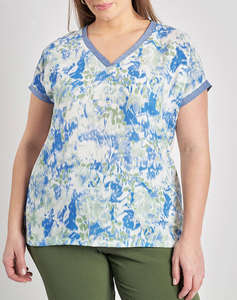 PARABITA Bluza imprimata cu spate elastic