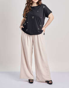 PARABITA Bluza mako cu strass