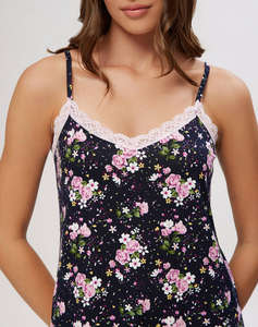 MINERVA CAM.NOAP.DAMA.BRET.LACE FLORAL