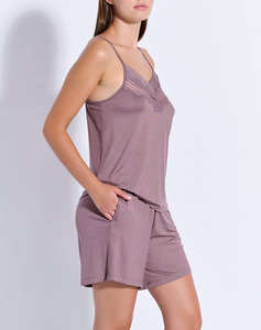 JEANNETTE PIJAMA BERMUDE DANTELA