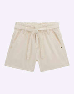 GUESS RIGID BULL DENIM SHO - COTTON RIGID TWILL SHORTS DE COPII GIRL