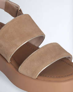 LIUJO DRESS_2 AMBER 01 - SANDAL COW SUEDE INCALTAMINE DE DAMA