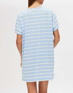 MINERVA T-SHIRT DRESS S/J JACQUARD CU DUNGI