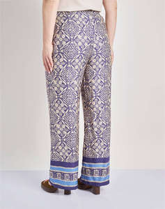 PARABITA Pantaloni boho din satin