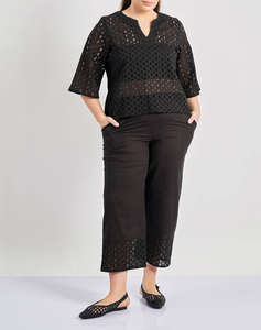 PARABITA Bluza broderie, boxy
