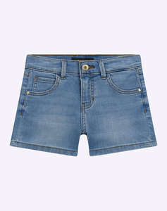 GUESS STRETCH DENIM SHORT - STRETCH DENIM_9.1 OZ SHORTS DE COPII GIRL