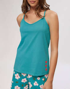 MINERVA PIJ.DE DAMA.BRET.HEART-FLORAL