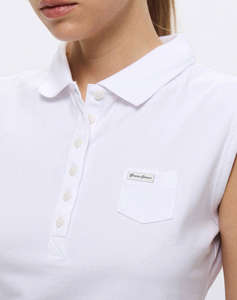 GUESS JEANS GJ SLEEVELESS COLLAR SLIM PKT BLUZA DE DAMA