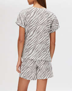 MINERVA PIJ.DE DAMA/SHORTS ZEBRA