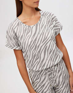 MINERVA PIJ.DE DAMA/SHORTS ZEBRA