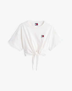 TOMMY JEANS TJW REG WAIST TIE BADGE TEE EXT