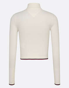 TOMMY JEANS TJW CABLE ZIP THRU CARDIGAN