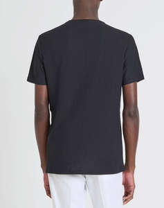 ANTONY MORATO MMKS02483FA100246 MIN OF 6 T-SHIRT REGULAR FIT IN SLUB COTTON FABRIC WITH EMBROIDERY LOGO ON FRONT BLUZA DE BARBATI