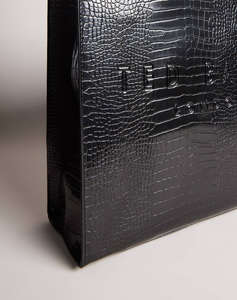 TED BAKER CROCCON Croc Effect Large Icon Bag (Dimensiuni: 34 x 11.5 x 35cm.)
