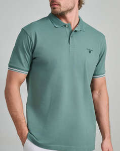 NAVY&GREEN BLUZA POLO