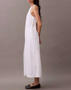 CALVIN KLEIN CO POPLIN SIMPLE CASUAL DRESS