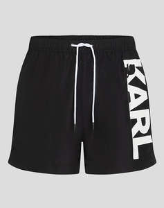 KARL LAGERFELD KARL LOGO SHORT BOARDSHORTS