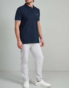NAVY&GREEN BLUZA POLO