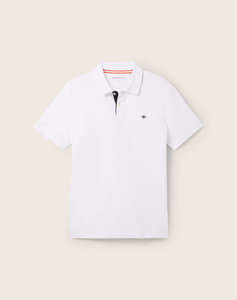 TOM TAILOR BASIC POLO WITH CONTRAST BLUZA DE BARBATI