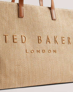 TED BAKER PALLMER Faux Raffia Large Icon Bag (Dimensiuni: 45 x 33 x 13cm.)